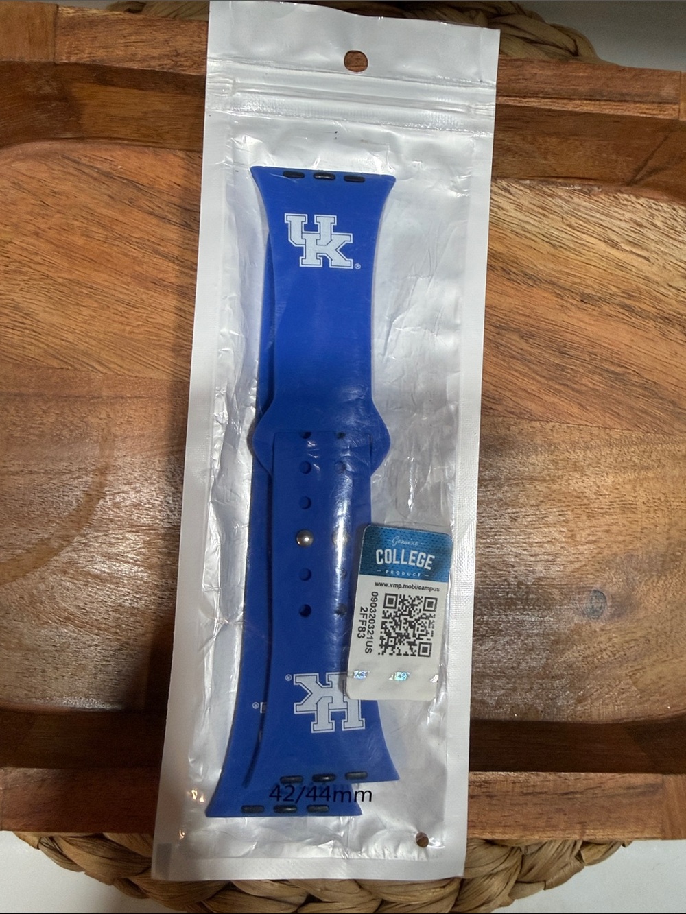 University of Kentucky Blue Silicone Smartwatch Band - 42/44mm